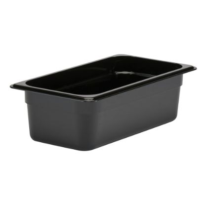 Picture of Cambro Camwear GN 1/3 Size 2in Food Pans, 2inH x 7inW x 12-3/4inD, Black, Set Of 6 Pans