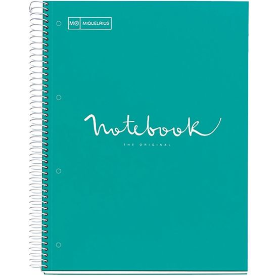 Picture of Roaring Spring Fashion Tint Wirebound Notebook, 8 1/2in x 11in, 1 Subject, Aqua