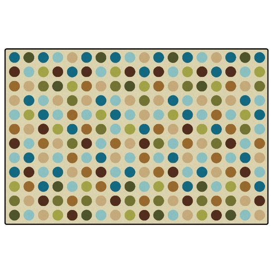 Picture of Carpets for Kids KID$Value Rugs Microdots Decorative Rug, 3ft x 4ft6in, Tan