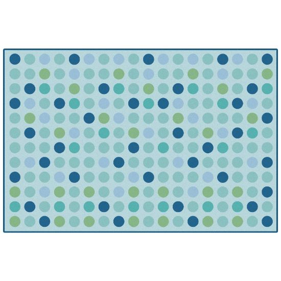 Picture of Carpets for Kids KID$Value Rugs Microdots Decorative Rug, 3ft x 4ft6in, Light Blue