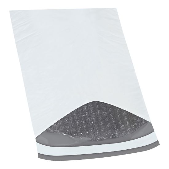 Picture of Partners Brand Bubble-Lined Poly Mailers, 7-1/4in x 8in, White, Pack Of 200 Mailers