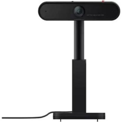 Picture of Lenovo ThinkVision MC50 Webcam - Raven Black - USB 2.0 - 1 Pack(s) - 1920 x 1080 Video - 90 deg. Angle - Microphone - Monitor