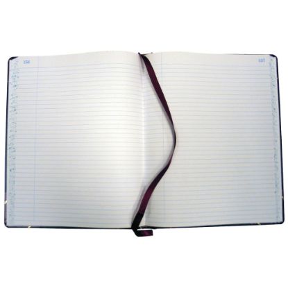 Picture of Boorum & Pease Account Book, Record, 7 5/8in x 9 5/8in, 300 Pages, Black/Burgundy