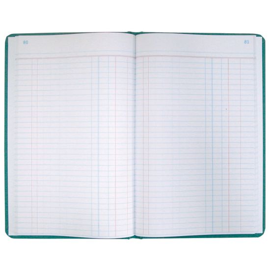 Picture of Boorum & Pease Canvas Account Book, Journal, 16 Lb., 12 1/8in x 7 5/8in, 300 Pages, Blue