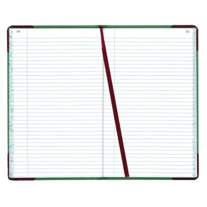 Picture of Boorum & Pease Canvas Account Book, Record, 16 Lb., 12 1/2in x 7 5/8in, 300 Pages, Blue