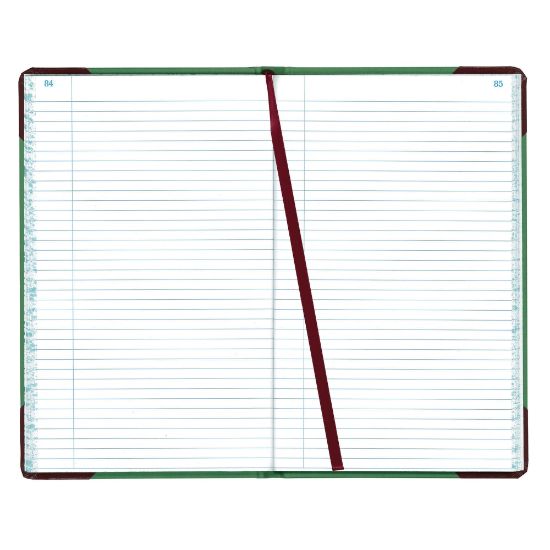 Picture of Boorum & Pease Canvas Account Book, Record, 16 Lb., 12 1/2in x 7 5/8in, 300 Pages, Blue