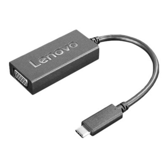 Picture of Lenovo - Display adapter - 24 pin USB-C (M) to HD-15 (VGA) (F) - 1920 x 1200 (WUXGA) support - for 13w Yoga; IdeaPad 5 14; K14 Gen 1; Legion 5 Pro 16; ThinkBook 14 G4+ IAP; 14s Yoga G2 IAP