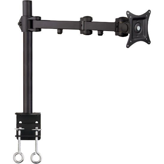 Picture of SIIG Articulating Monitor Desk Mount - 13in to 27in - Height Adjustable - 1 Display(s) Supported - 13in to 27in Screen Support - 22 lb Load Capacity - 75 x 75, 100 x 100 - VESA Mount Compatible