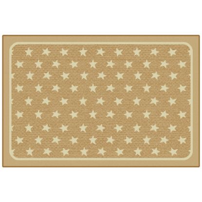 Picture of Carpets for Kids KID$Value Rugs Super Stars Decorative Rug, 4ft x 6ft, Brown