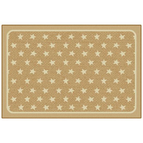 Picture of Carpets for Kids KID$Value Rugs Super Stars Decorative Rug, 4ft x 6ft, Brown