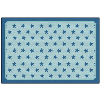 Picture of Carpets for Kids KID$Value Rugs Super Stars Decorative Rug, 4ft x 6ft, Dark Blue