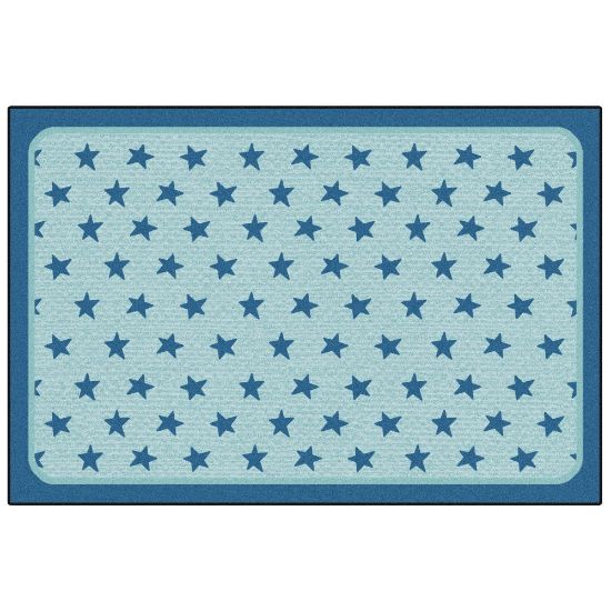 Picture of Carpets for Kids KID$Value Rugs Super Stars Decorative Rug, 4ft x 6ft, Dark Blue