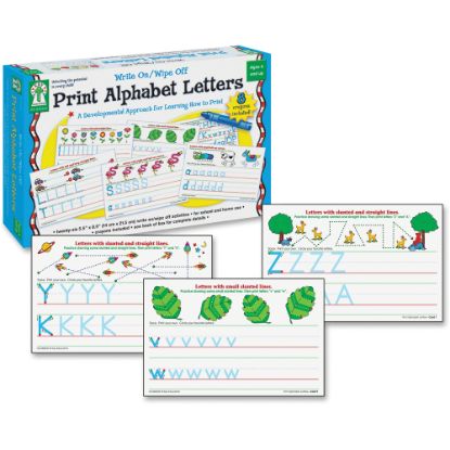 Picture of Carson-Dellosa Key Education Write-On/Wipe-Off, Print Alphabet Letters