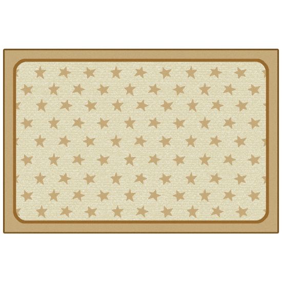 Picture of Carpets for Kids KID$Value Rugs Super Stars Decorative Rug, 4ft x 6ft, Tan