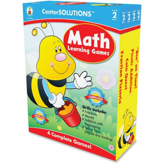 Picture of Carson-Dellosa CenterSOLUTIONS Learning Games, Math, Grade K