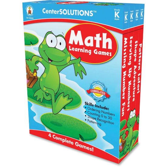 Picture of Carson-Dellosa CenterSOLUTIONS Learning Games, Math, Grade 1