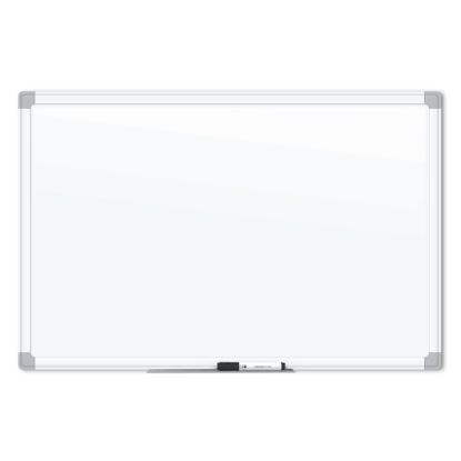 Picture of U Brands Magnetic Porcelain Steel Board, 36in X 24in, White Aluminum Frame, Actual Size 35in X 23in (4899U00-01)