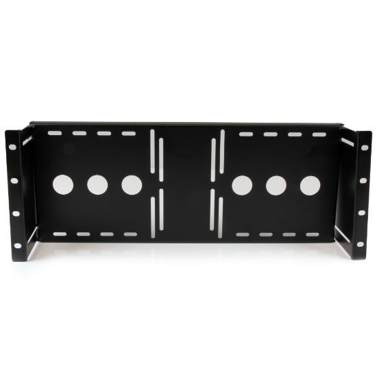 Picture of StarTech.com Universal VESA LCD Monitor Mounting Bracket for 19in Rack or Cabinet - Mount a 17-19 inch LCD panel into a standard 19 inch rack/cabinet - rack vesa mount - rack lcd mount - rack monitor mount