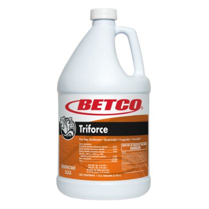 Picture of Betco Triforce Disinfectants, Fresh Scent, 142.24 Oz, Orange, Pack Of 4 Disinfectants