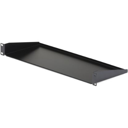 Picture of StarTech.com 1U Server Rack Cabinet Shelf - Fixed 7in Deep Cantilever Rackmount Tray for 19in Data/AV/Network Enclosure w/cage nuts, screws