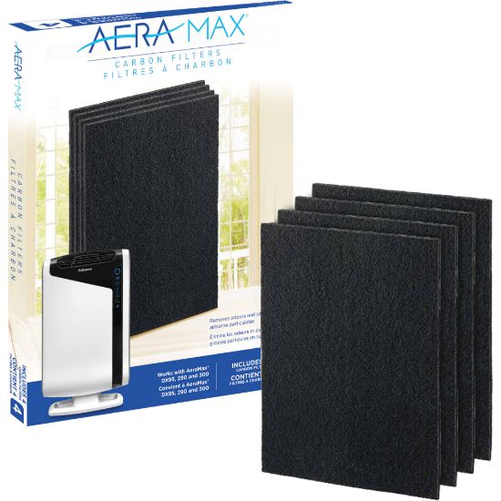 Picture of Fellowes AeraMax Carbon Filters, 1-1/2in x 16-3/16in, Pack Of 16 Filters