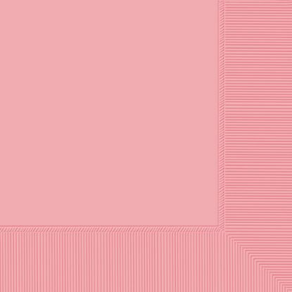 Picture of Amscan Lunch Napkins, 6-1/2in x 6-1/2in, New Pink, 100 Napkins Per Pack, Case Of 4 Packs