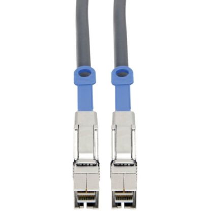 Picture of Tripp Lite Mini SAS HD Cable (SFF-8644) External 2 Meters (6.6 Feet) 12 Gbps - Mini-SAS HD for Storage Device, Hard Drive - 1.50 GB/s - 6.56 ft - 1 x SFF-8644 Male Mini-SAS HD - 1 x SFF-8644 Male Mini-SAS HD - Gold Plated Contact - Shielding - Black