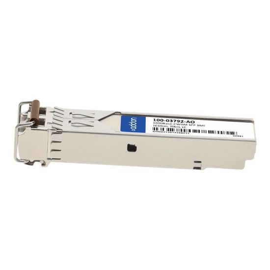 Picture of AddOn - SFP (mini-GBIC) transceiver module (equivalent to: Calix 100-03792) - GigE - 1000Base-CWDM - LC single-mode - up to 43.5 miles - 1610 nm