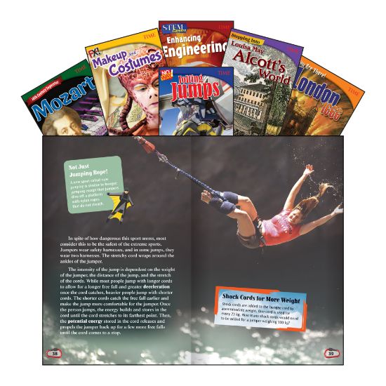 Picture of Teacher Created Materials TIME Informational Texts, Set 2, Grade 7, Set Of 6