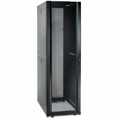 Picture of APC by Schneider Electric NetShelter SX Enclosure Rack Cabinet - 45U Rack Height x 19in Rack Width - Black - 2250 lb Dynamic/Rolling Weight Capacity - 3000 lb Static/Stationary Weight Capacity