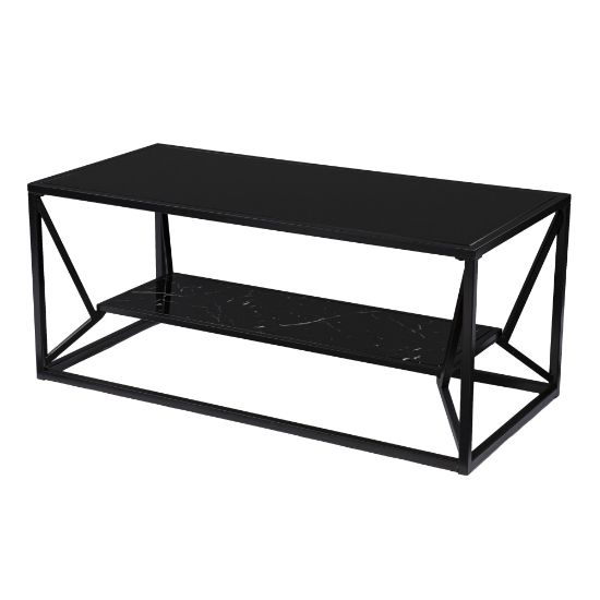 Picture of SEI Argall Cocktail Table, 18-1/4inH x 42inW x 20inD, Black