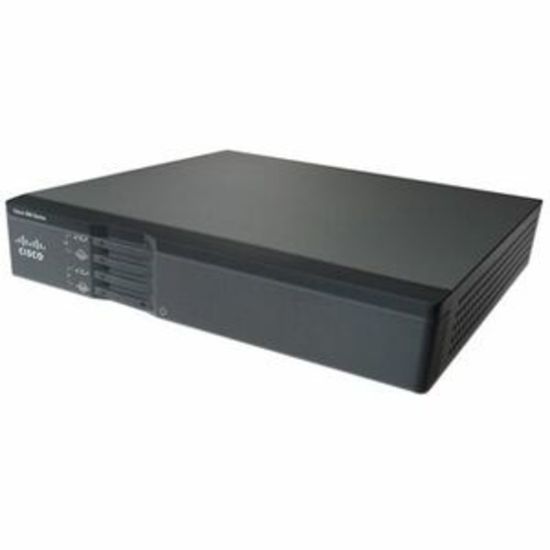 Picture of Cisco 866VAE Integrated Service Router - DSL - 6 Ports - 5 RJ-45 Port(s) - Management Port - 256 MB - Gigabit Ethernet - ADSL - 1U - Rack-mountable - 1 Year