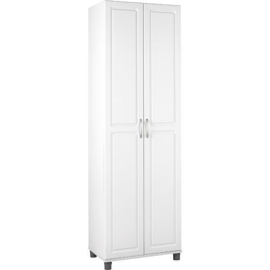 Picture of Ameriwood Home SystemBuild Kendall Storage Cabinet, 5 Shelves, 24inWide, White