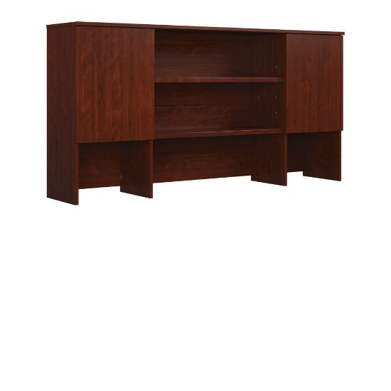 Picture of Sauder Affirm 72inW Storage Hutch, Classic Cherry