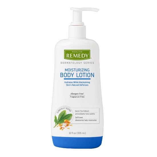 Picture of Remedy Dermatology Series Unscented Moisturizing Body Lotion, 12 Oz, Pack Of 12 Bottles