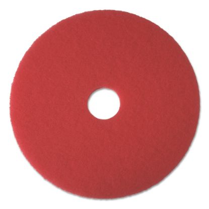 Picture of Boardwalk Buffing Floor Pads, 18in, Red, Pack Of 5 Pads