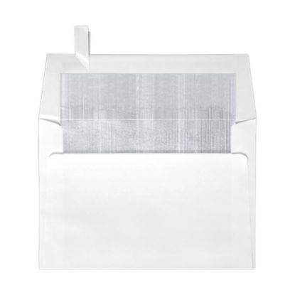 Picture of LUX Square Envelopes, 6 1/2in x 6 1/2in, Self-Adhesive, Silver/White, Pack Of 1,000