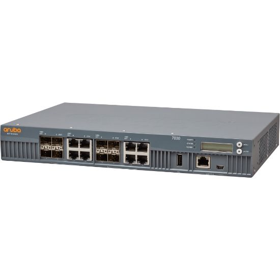 Picture of HPE 7030 Wireless LAN Controller - 8 x Network (RJ-45) - Rack-mountable