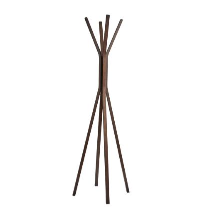 Picture of Adesso Toby Coat Rack, 68-1/2inH x 16-1/2inW x 16-1/2inD, Walnut Oak