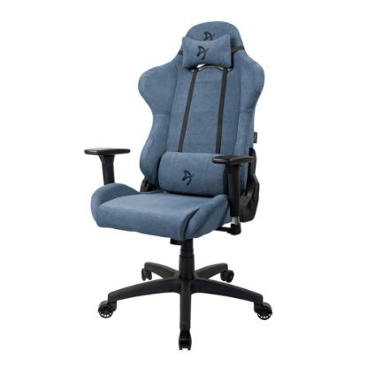 Picture of Arozzi Toretta Ergonomic Fabric High-Back Gaming Chair, Blue/Black