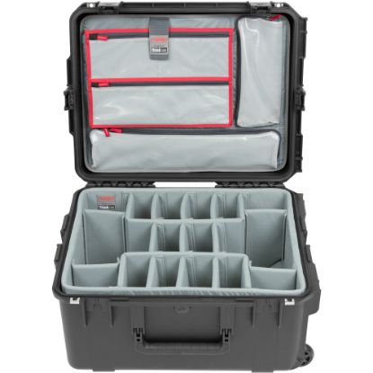 Picture of SKB Cases i Series Protective Case With Padded Dividers And Wheels, 21in x 13-1/2in x 10in, Black