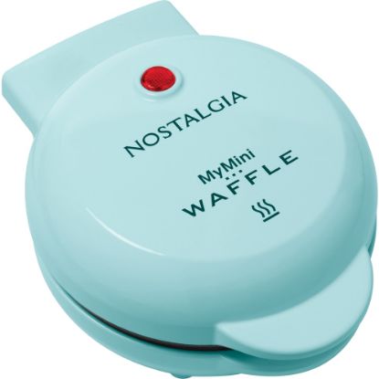 Picture of Nostalgia Electrics MyMini Personal Electric Waffle Maker, Aqua