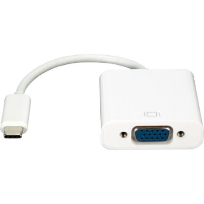 Picture of QVS USB-C / Thunderbolt 3 to VGA Video Converter - USB Type C - 1 x VGA