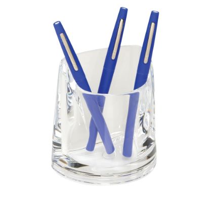 Picture of Swingline Stratus Acrylic Pen Cup Clear