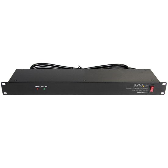 Picture of StarTech.com 1U Rackmount 8 Outlet PDU Power Distribution Unit