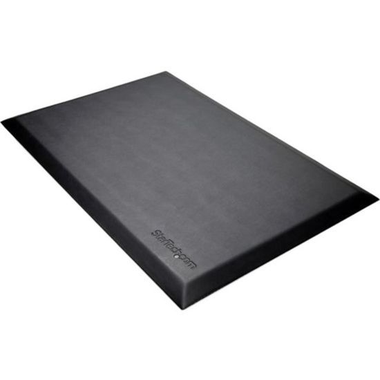 Picture of StarTech.com Anti-Fatigue Mat for Standing Desk - Ergonomic Mat for Sit Stand Work Desk - Large 24in x 36in - Non-Slip - Cushioned Floor Pad