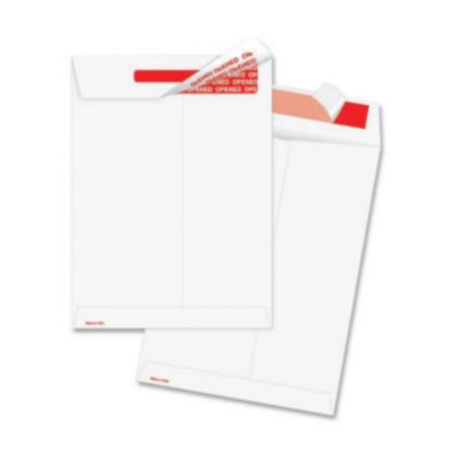 Picture of Survivor Tyvek Tamper-Indicator Envelopes, 10in x 13in, Self-Adhesive, White, Box Of 100