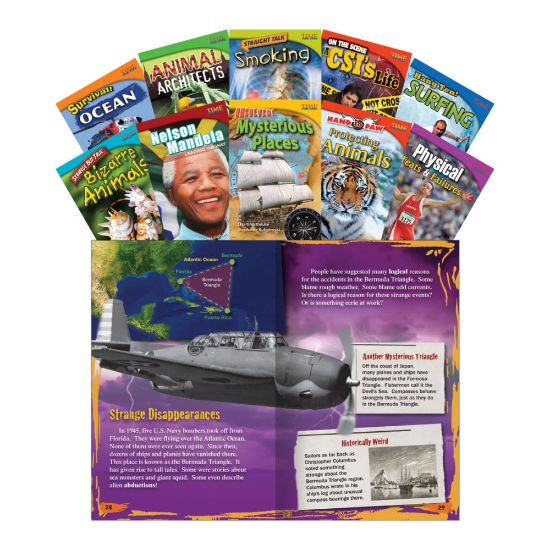 Picture of Teacher Created Materials TIME FOR KIDS Nonfiction Book Set, Set 2, Set Of 10 Books, Grade 4