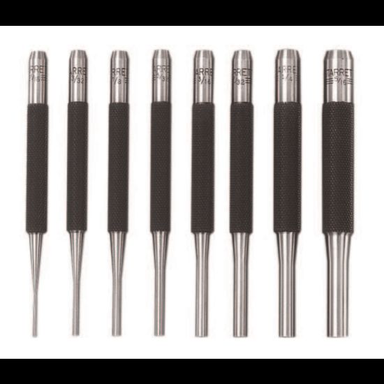 Picture of Drive Pin Punches, 4 in, 1/16 in tip, Steel