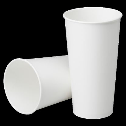 Picture of SKILCRAFT Disposable Paper Cups, 21 Oz, White, Case Of 1,000 (AbilityOne 7350-01-645-7875)